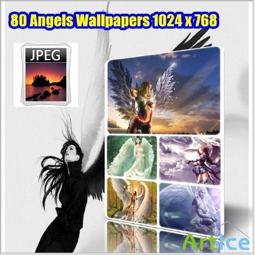 Digital Art Angels Wallpapers 1024 x 768