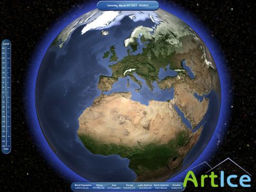 Living Globe 3D Screensaver 1.1