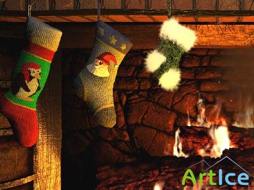 Fireside Christmas 3D Screensaver 1.0.0.7