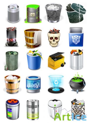 Recycle Bin Icons    ,100  .