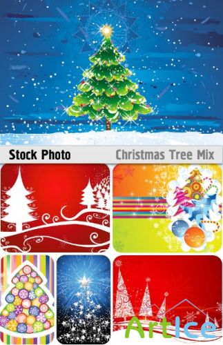 Stock Vectors - Chrismas Tree Mix