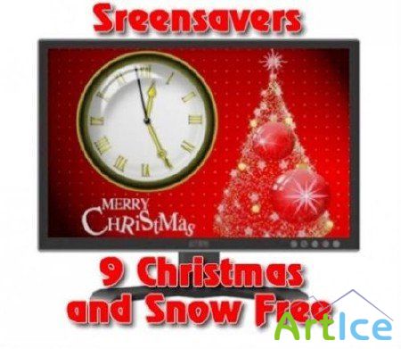 Nine Christmas and Snow Free Sreensavers #37