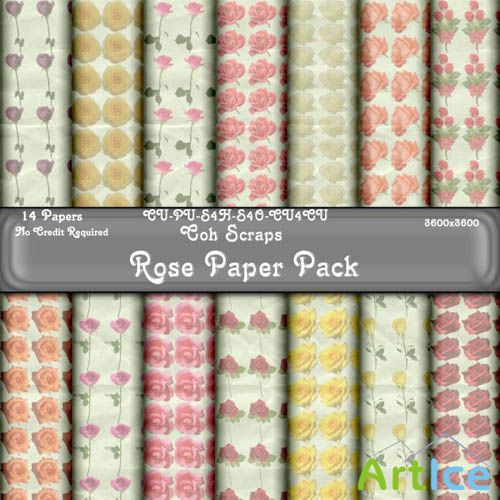  - Roses Paper Pack