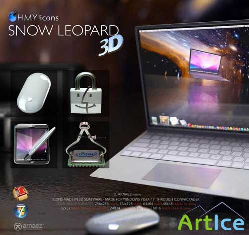  Cryo64 Snow Leopard 3D
