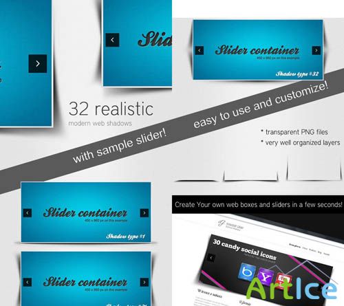 32 Realistic Modern Web Shadows