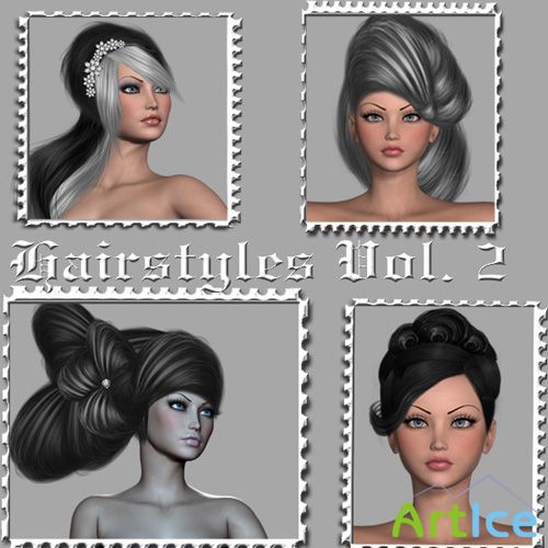 Set Of Hairstyles Vol. 2
