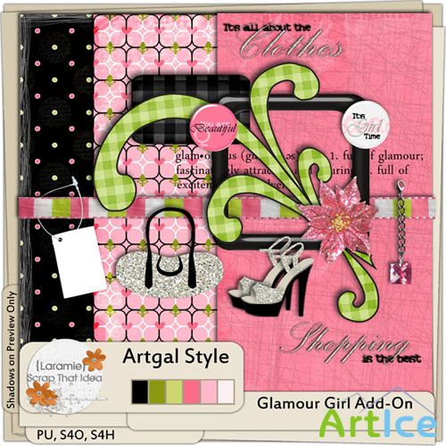 Scrap-set - Glamour Girl Add-On