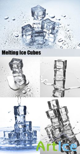 Stock Photos - Melting Ice Cubes