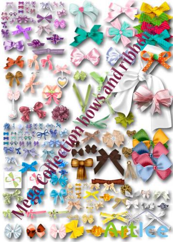 Mega Collection bows and ribbons
