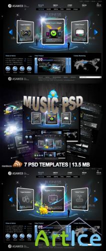 MUSIC PSD Templates Nr.57