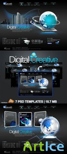 Digital Creative PSD Templates Nr.56