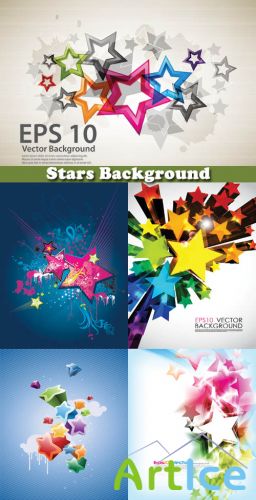 Stars Background - Stock Vectors