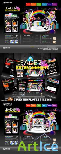 Leader Entertainment Templates PSD Nr.77