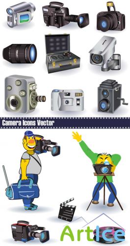 Camera Icons Vector