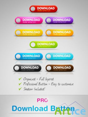 Sexy Download Buttons - GraphicRiver