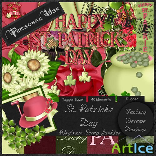 Scrap-set - St.Patrick Day