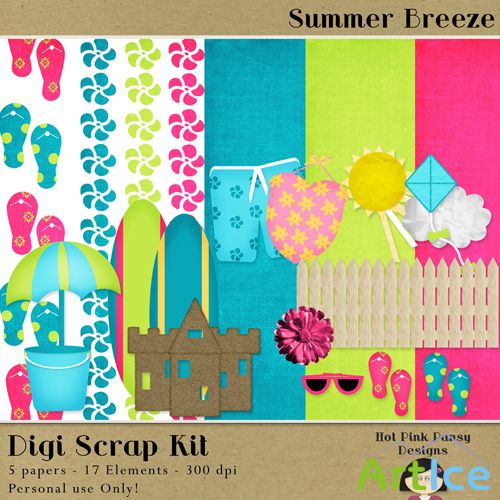 Scrap-set - Summer Breeze