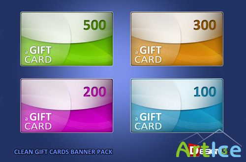 Clean & Free Gift Cards Banner Pack