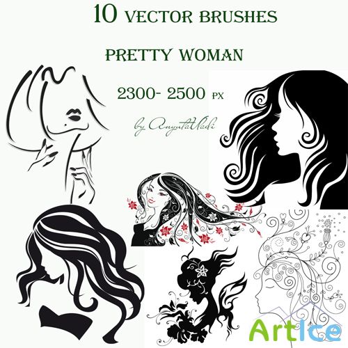 vector brushes Pretty Woman