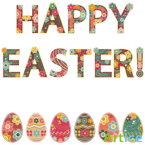 Shutterstock - Happy Easter Fonts EPS