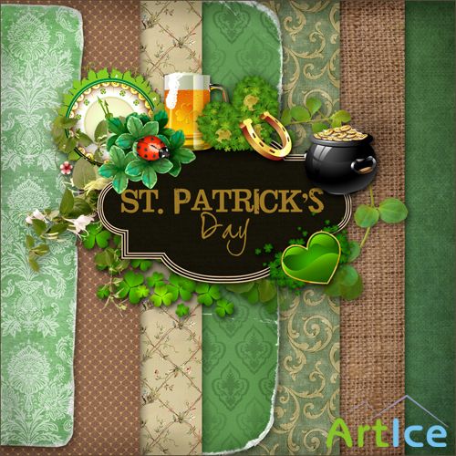 Scrap-set - St. Patricks Day's #2