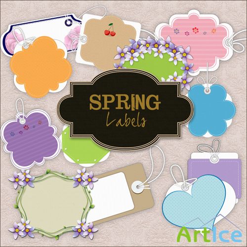 Scrap-kit - Spring Lables #2