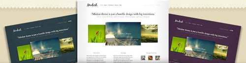 Modest Wordpress Theme [ORIGINAL FILES]