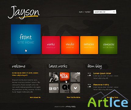 Jayson Design Website Free Template