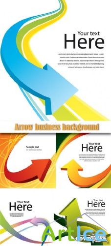 Arrow business background