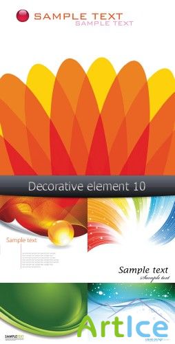 Stock Vectors - Abstract backgrounds - Decorative element 10