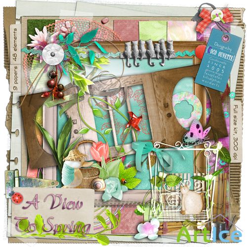 Scrap-set - A View To Spring #3