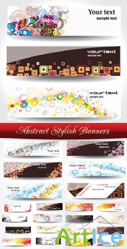 Abstract Stylish Banners - Stock Vectors |  