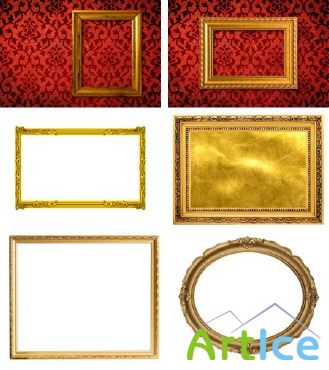 Gold Frame - UHQ Stock Photo  ������� �����