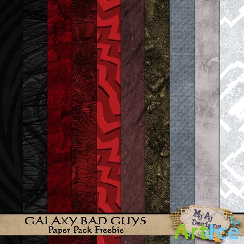 Galaxy Bad Guys Papers Pack