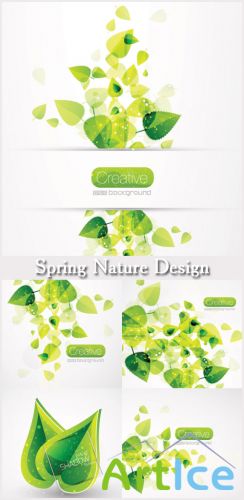 Spring Nature Design - Stock Vectors