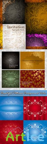 Beautiful Patterns Background Vector