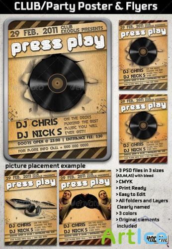 GraphicRiver Party/Club/Concert Flyer and Poster