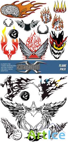 Extreme Clipart 2010 - Flame Pack