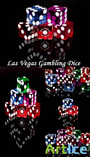 Las Vegas Gambling Dice - Stock Photos