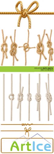 Shutterstock - Isolated Rope Knots and Elements 3xJPGs