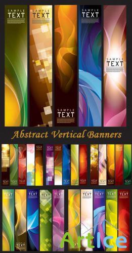 Abstract Vertical Banners - Stock Vectors