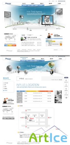 PSD Web Template - Web Total Agency