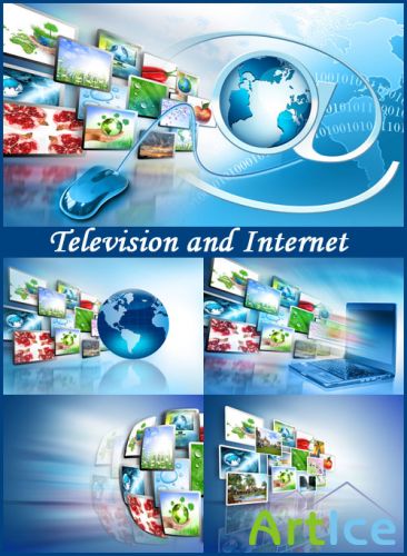 Television and Internet - Stock Photos