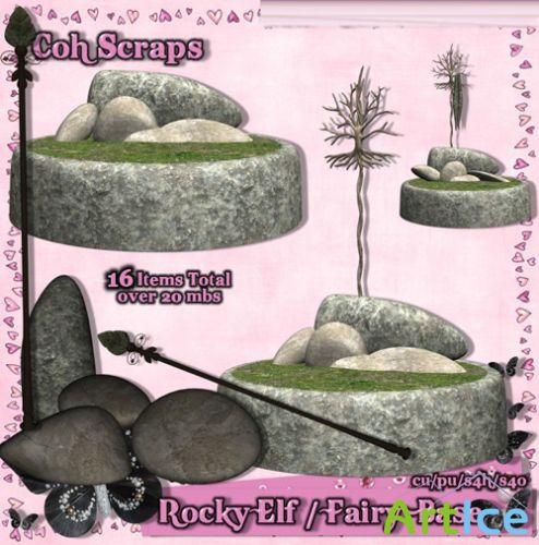 Scrap-kit - Rocky Elfin Base