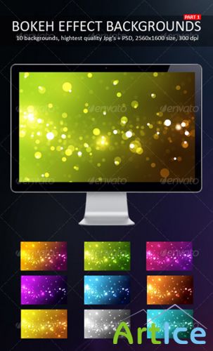 Bokeh Effect Backgrounds Part 1 - GraphicRiver