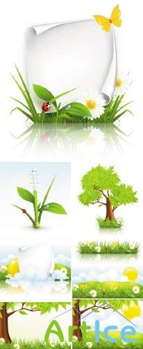 Spring Season - Vector Illustration |   - 