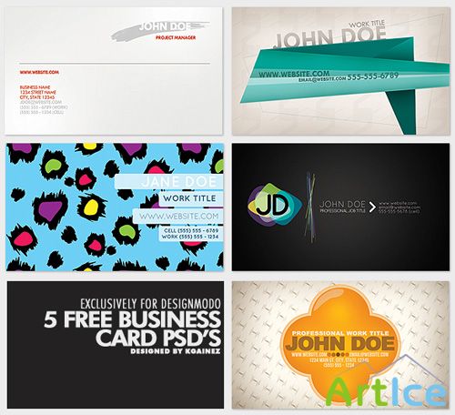 5 Creative  Business card