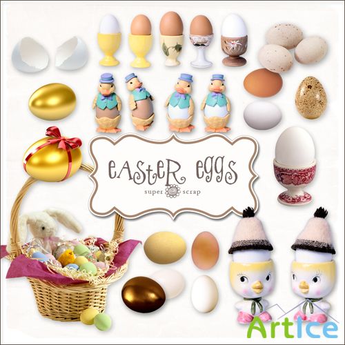 Scrap-kit - Easter Eggs #3