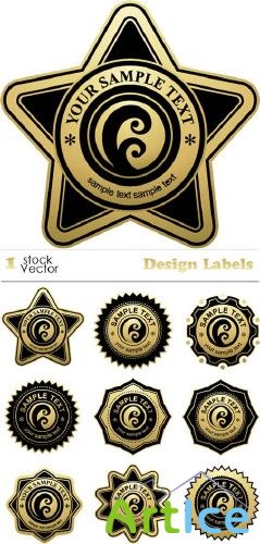 Stock Vector  Design Labels |  