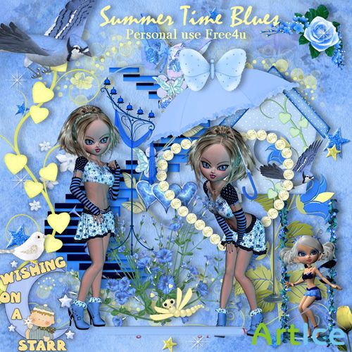 Scrap-set - Summer Time Blues